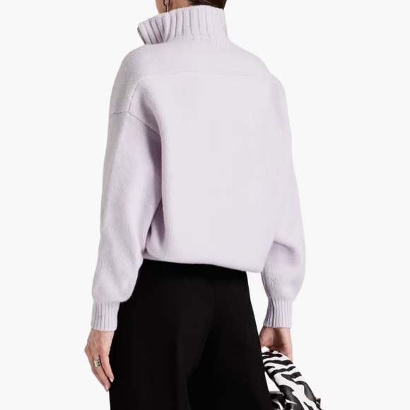 PRICE FIRM🎀Lilac wool zip up sweater - Picture 6 of 13